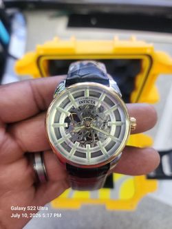 Invicta Objet D Art Automatic Skeleton Dial 45mm Watch