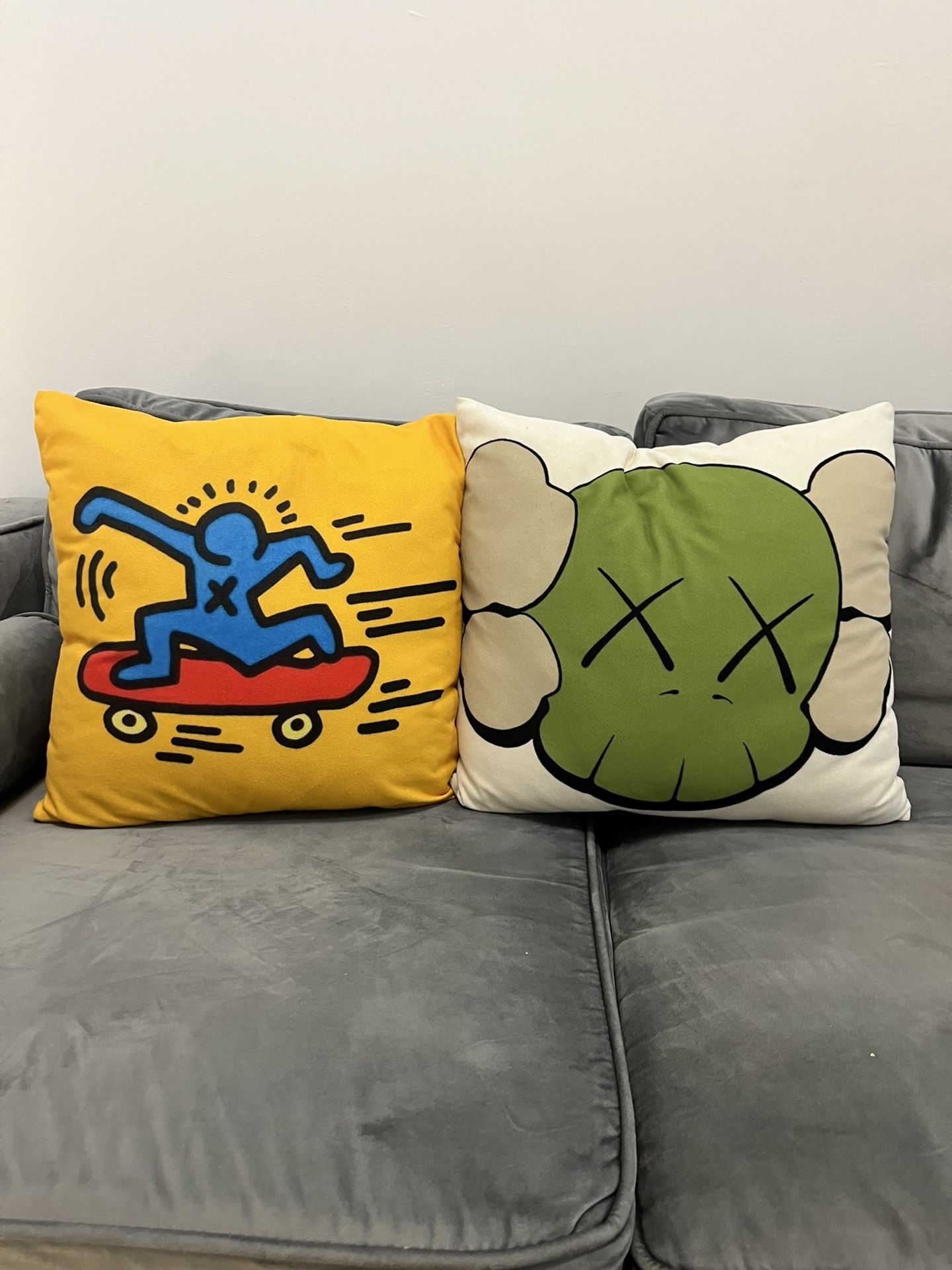 Keith Haring & Kaws Pillow Covers + Inserts
