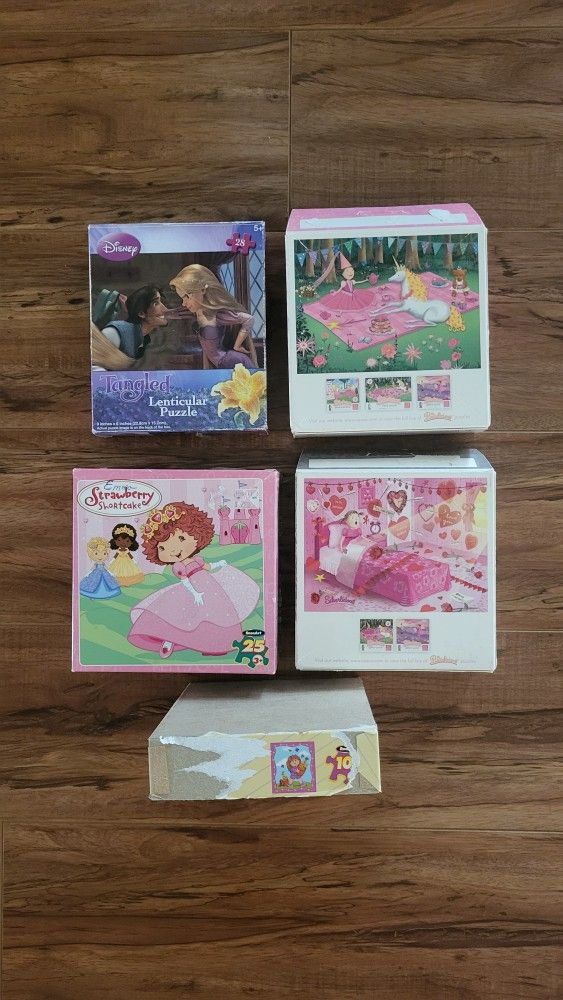 Girl Puzzles 5 Pcs ( No Missing Piece).
