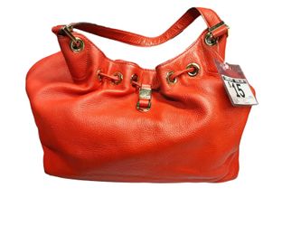 Michael Kors Aq-1312 Orange Purse / Handbag