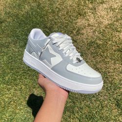 Grey Bapestas Size 10 Men