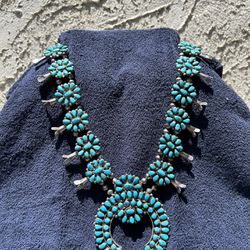  Begay Turquoise  Pendant Necklace