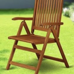  4 Outdoor Chairs Multiple Positions $50 