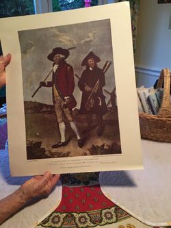 Golf Print “To The Society Of Goffers At Blackheath” LF Abbot