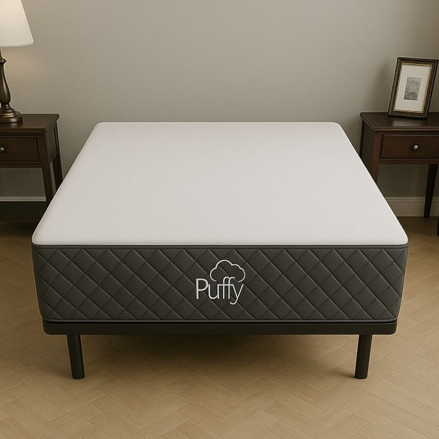Queen Size Mattress Puffy Memory Foam Firm Of 12” Inches Thick New From Factory and Wrapped in Plastic Same Day Delivery 🚚