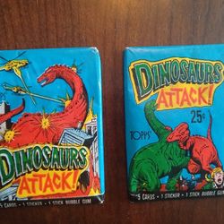 2 1988 dinosaurs attacks packs 