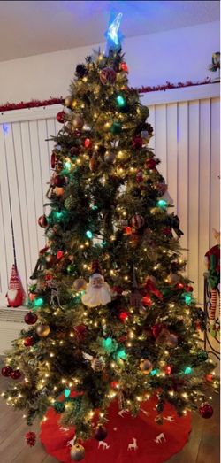 Artificial Christmas Tree with Lights
