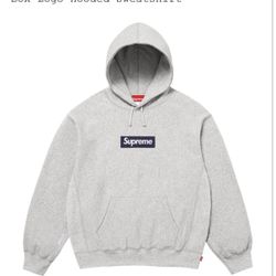 Supreme Box Logo Hooded Grey 