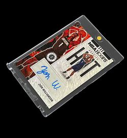 2019/20 Hoops Premium Stock Zion Williams Auto Rookie 