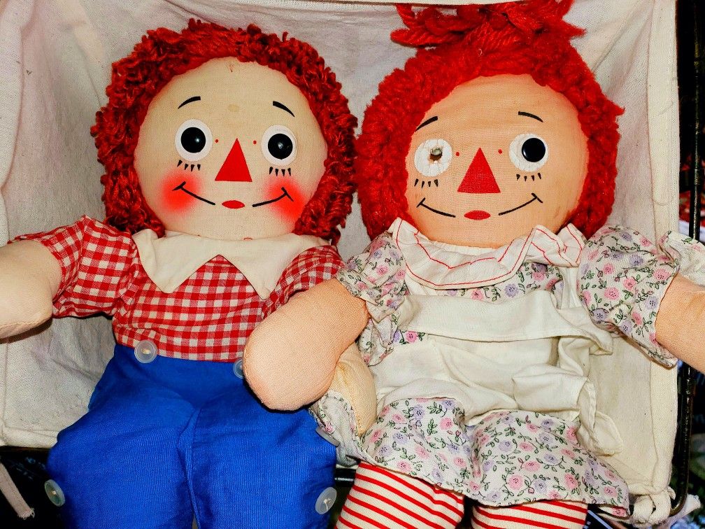 "the Original Raggedy Ann" Doll By Knickerboker | Vintage Plush.