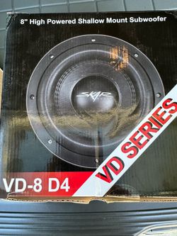 8” Skar Audio VD-8 D4 Subwoofer