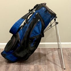 Datrek IDS Golf Stand Bag 14-Way Divider blue black