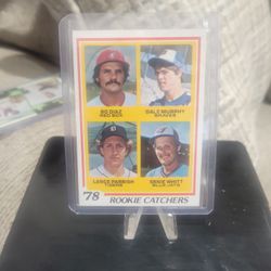 1978 Rookie Baseball Catchers /diaz,Murphy, Parrish, Whitt  Baseball Card