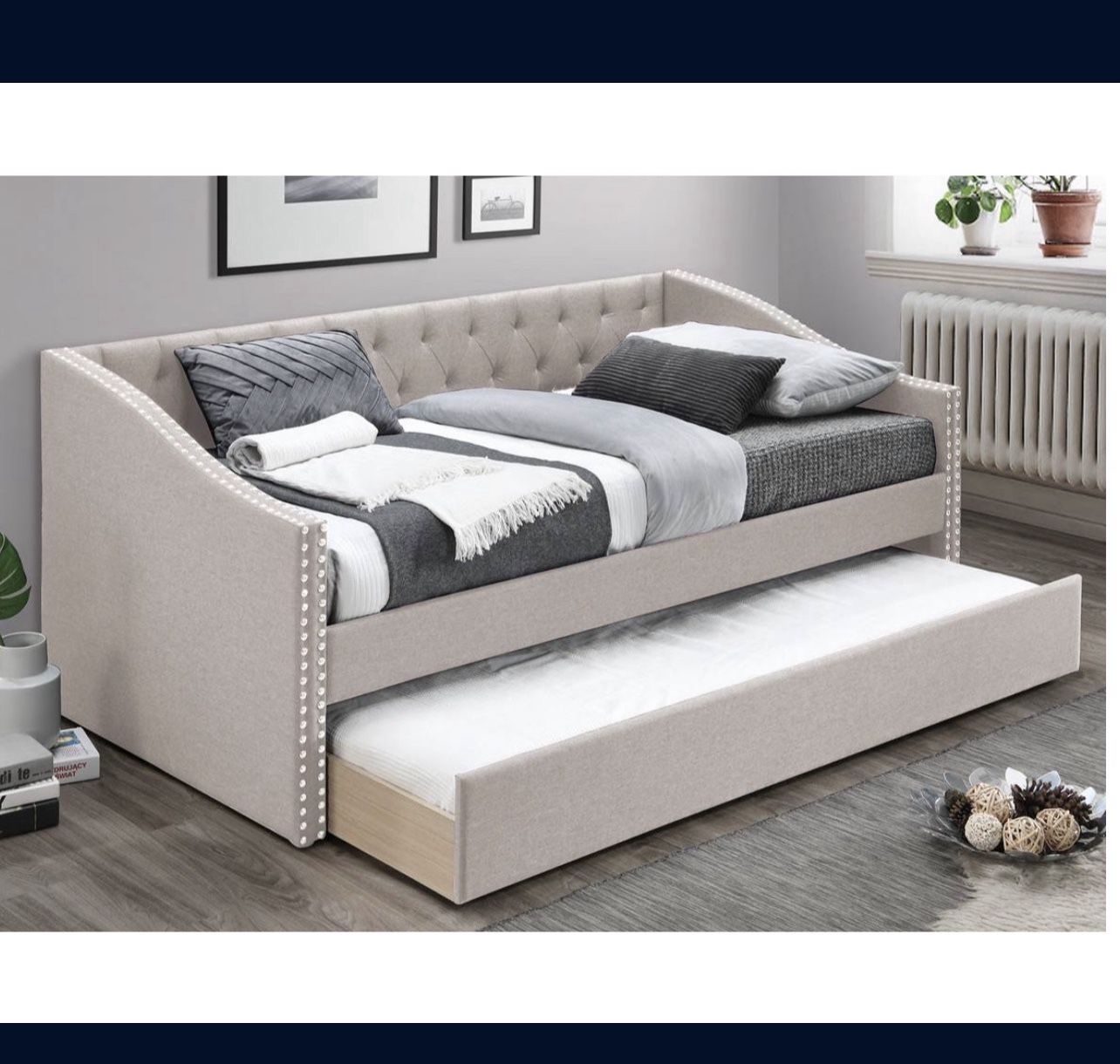 Daybed With Trundle Not Including Mattress