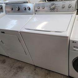 Maytag Top Load Washer And Gas Dryer Set 