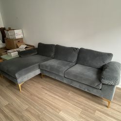 101” Velvet Couch 