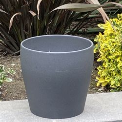IKEA PERSILLADE Gray Modern Planter 10 3//4 In Diameter H10.25”