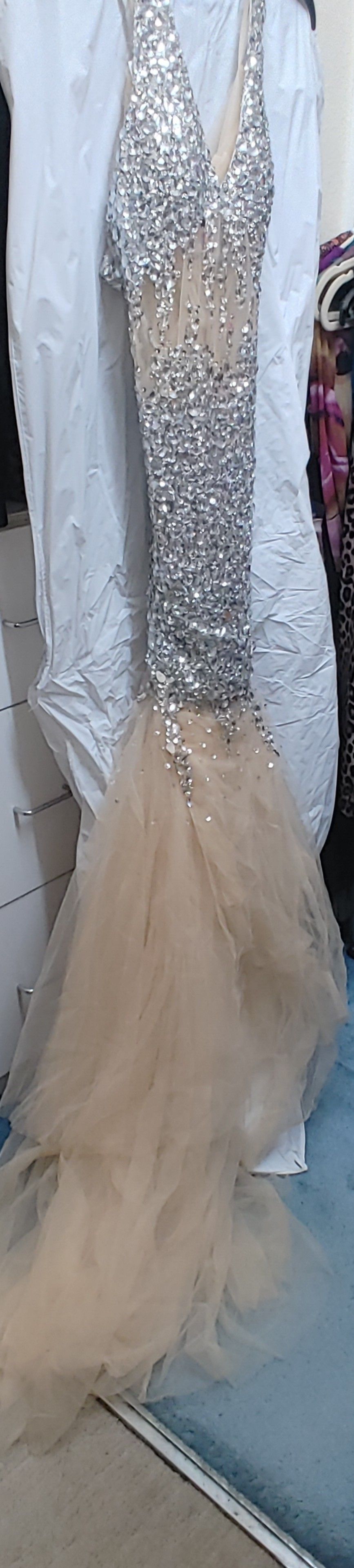 Beautiful Long Sleevless Gown