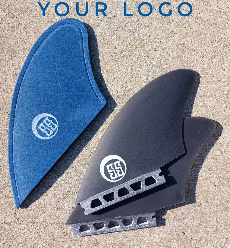 PRIVATE LABEL CNC LONGBOARD FINS/TRI/TWINS/QUADS...YOUR LOGO