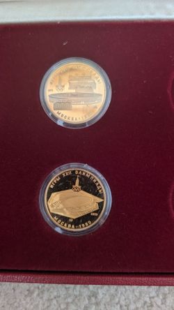 Gold Russia 1980 Olympic 100 ruble coin