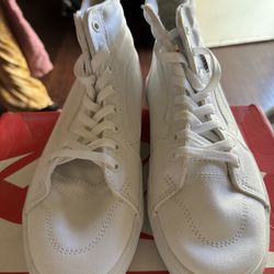 White High Top Vans