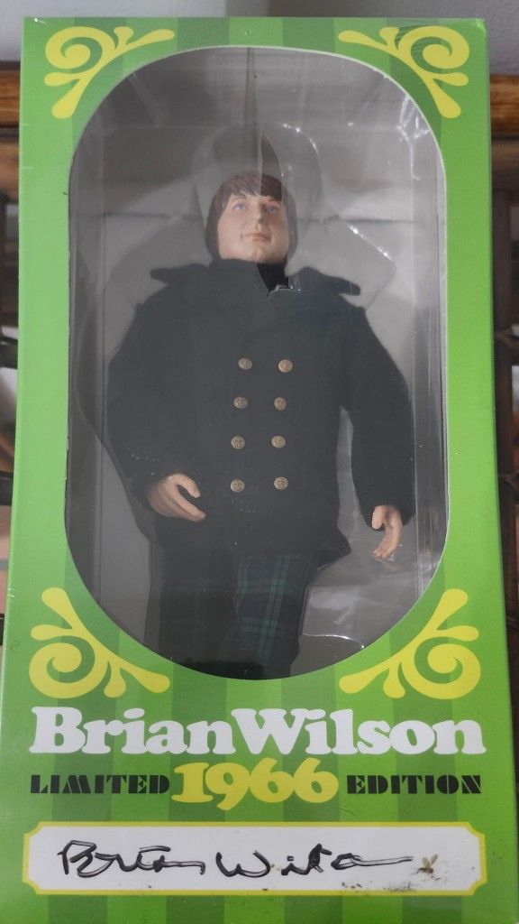 Autographed  Brian Wilson Actio. Figure