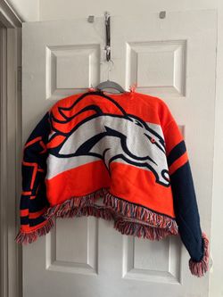 Denver Broncos Woven Blanket Jacket