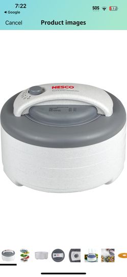 Nesco FD-61 Snackmaster Encore Food Dehydrator for Great Jerky and Snacks, 4 Trays, Gray