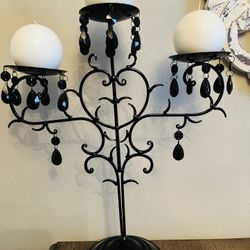 Black Candles Holder 