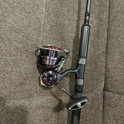 Fishing Reel And Rod Combo Daiwa  ballistic MQ LT 4000D-C  California CSX 966-2 Pcs Sspinning rod