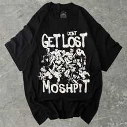 ⭐️RARE⭐️ $NOT “GET BUSY OR DIE” “DON’T GET LOST IN THE MOSHPIT” BLACK TOUR TEE