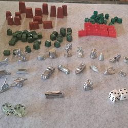 Monopoly pieces.