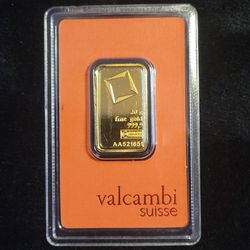 Valcambi 20g Gold Bar