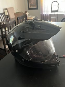 Motorbike helmet. 