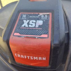 16 Gallons Craftman 6.5 HP. Shop Vacuum 