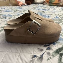 Madden NYC Women Buckle Platform Flogs