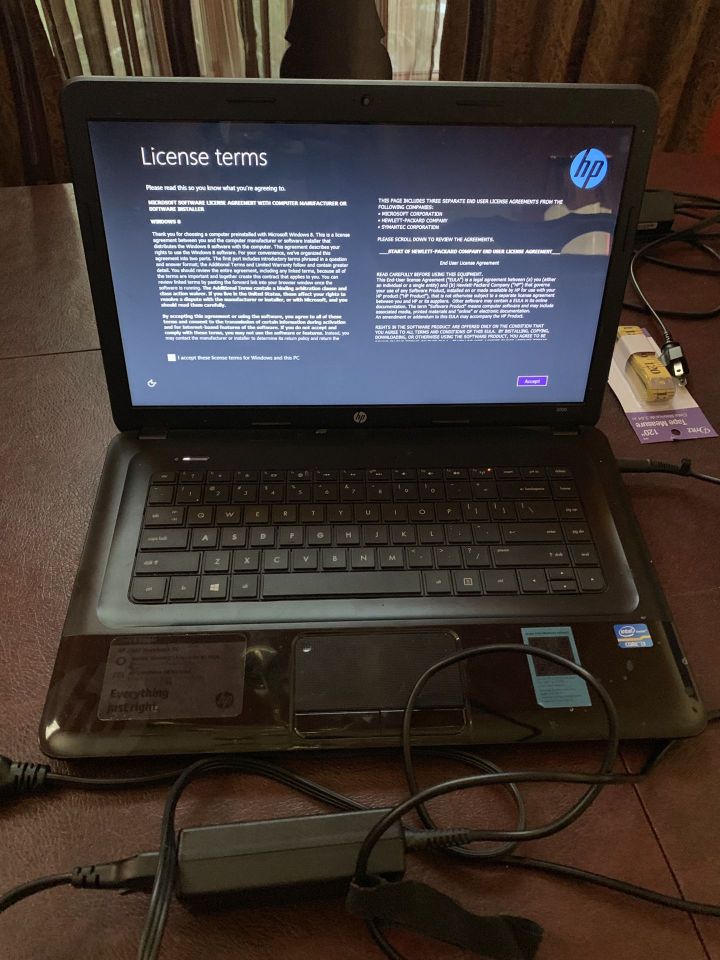 HP laptop