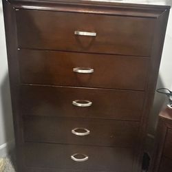 5‑Drawer Espresso Dresser