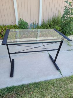 Glass Desk Table