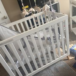 Crib and changing table