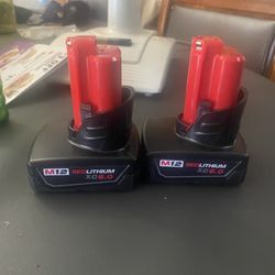 Milwaukee M12 Batteries 