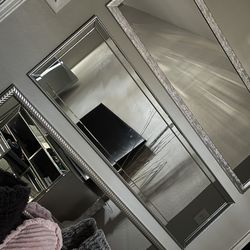 3 mini full body mirrors