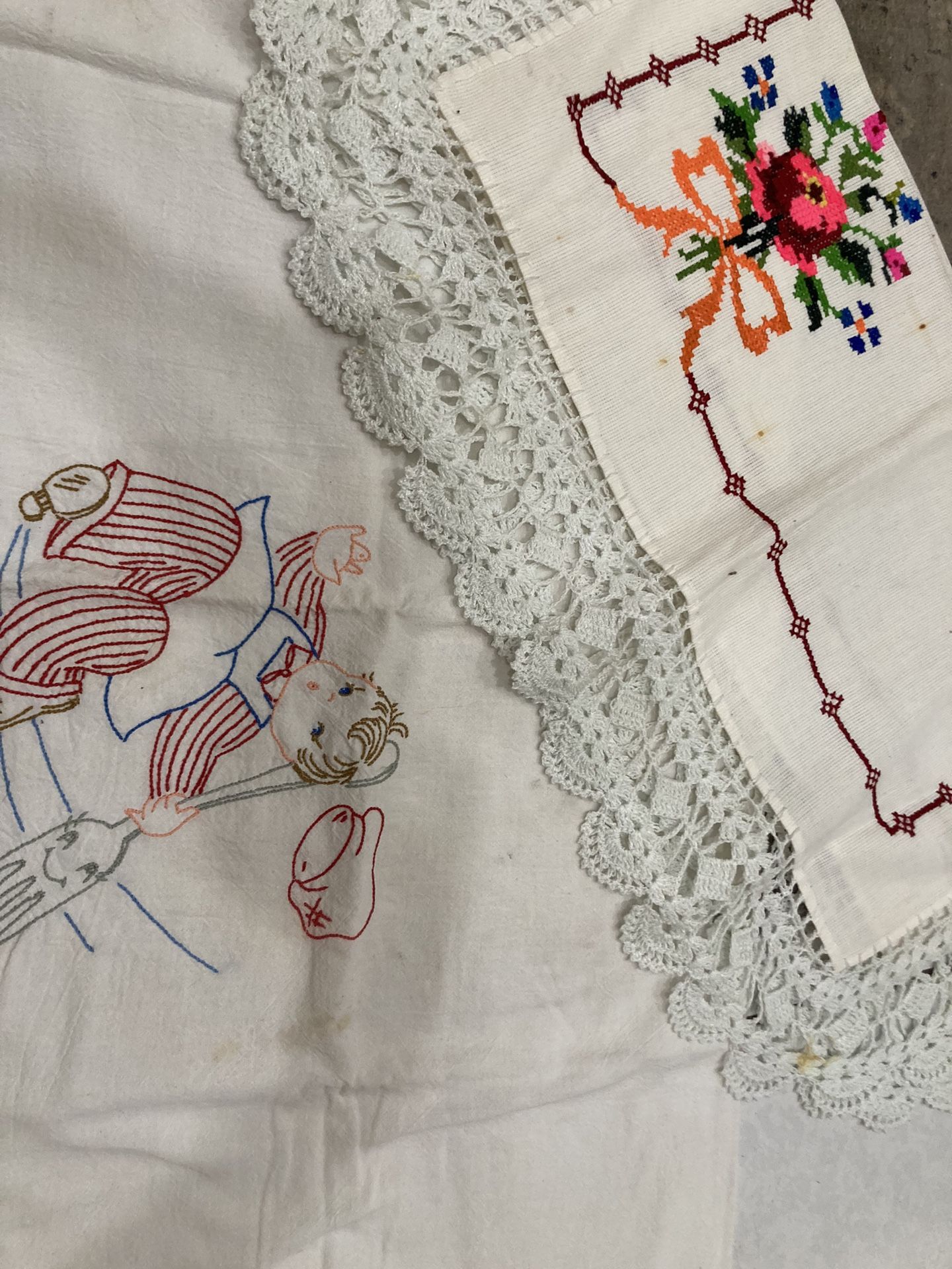 Handmade Vintage Crotchet Doily