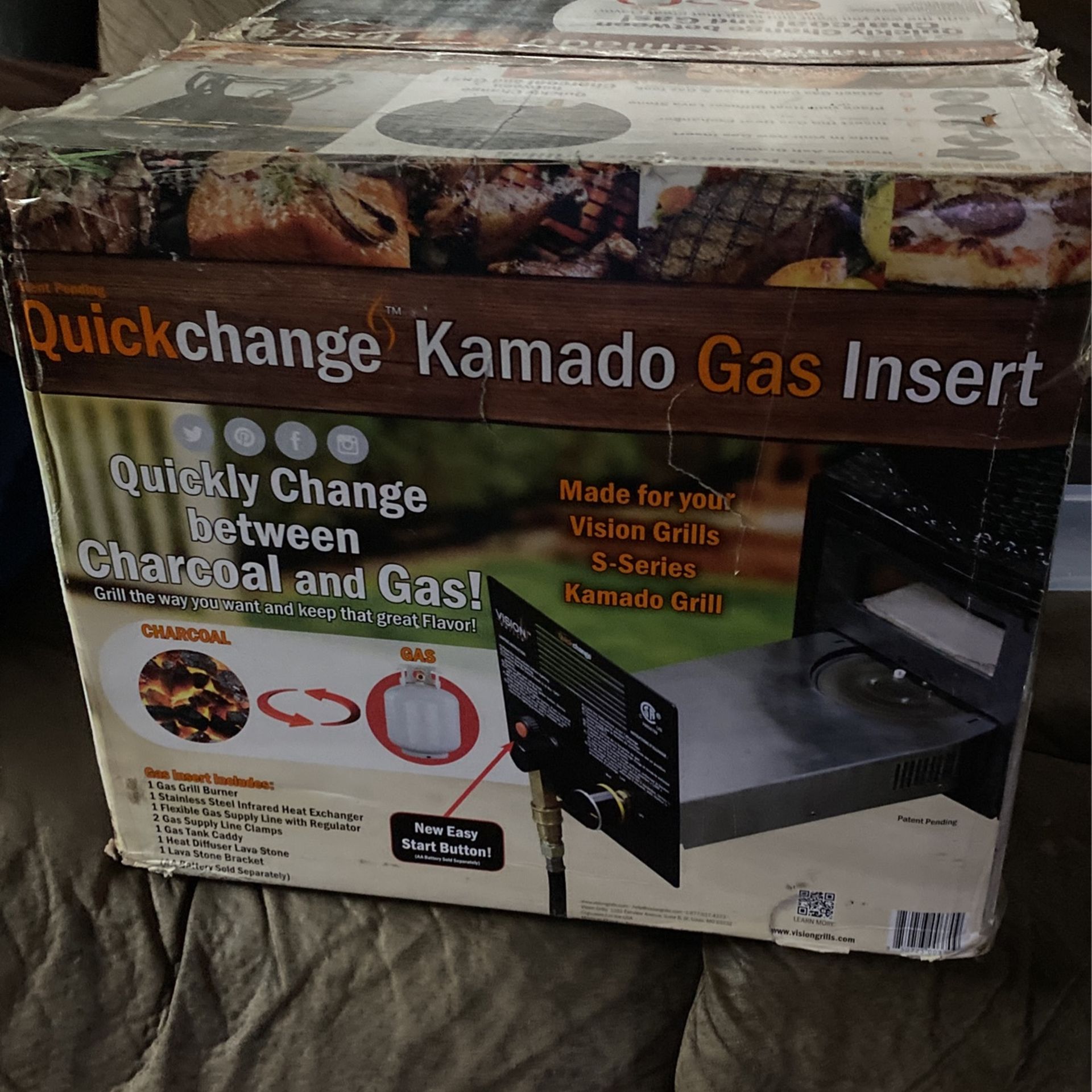 Vision Grill Gas Insert