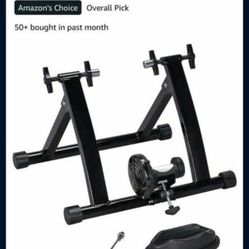 Yaheetech Bike Trainer Stationary Bike Stand Magnetic Bike Trainer Stand for Indoor Riding Premium Steel Bicycle Trainer Accessories Fits for 26in-28i
