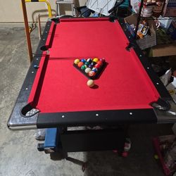6Ft Portable Pool Table