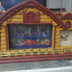 Vintage Lamp With clock