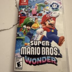 Super Mario Bros. Wonder (Switch) – Great Condition – $40