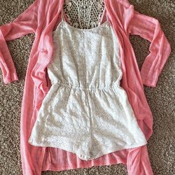 Romper & Cardigan