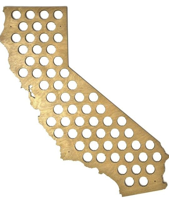 Beer Cap Map - California